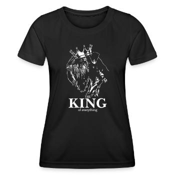 Schnauzer géant Roi de tout Chiens Wilsigns - T-shirt sport Femme - noir - Devant - AI Model Female 172 light (172cm)