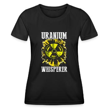 Nuklearingenieur für Kernkraftwerk und Kernenergie - Frauen Funktions-T-Shirt - Schwarz - Vorne - AI Model Female 172 light (172cm)