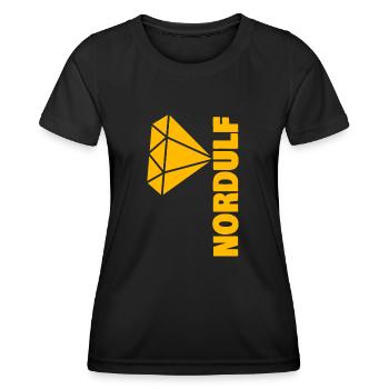 Nordulf en tant que noble - T-shirt sport Femme - noir - Devant - AI Model Female 172 light (172cm)