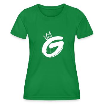G - Frauen Funktions-T-Shirt - Kelly Green - Vorne - AI Model Female 172 dark (172cm)
