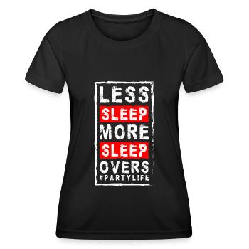 Party Birthday Event - Women's Functional T-Shirt - black - Front - AI Model Female 172 light (172cm)