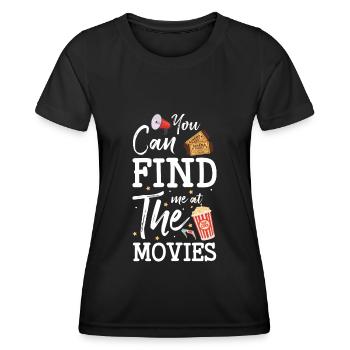 Kino Leinwand Filmfestival Hollywood - Frauen Funktions-T-Shirt - Schwarz - Vorne - AI Model Female 172 light (172cm)