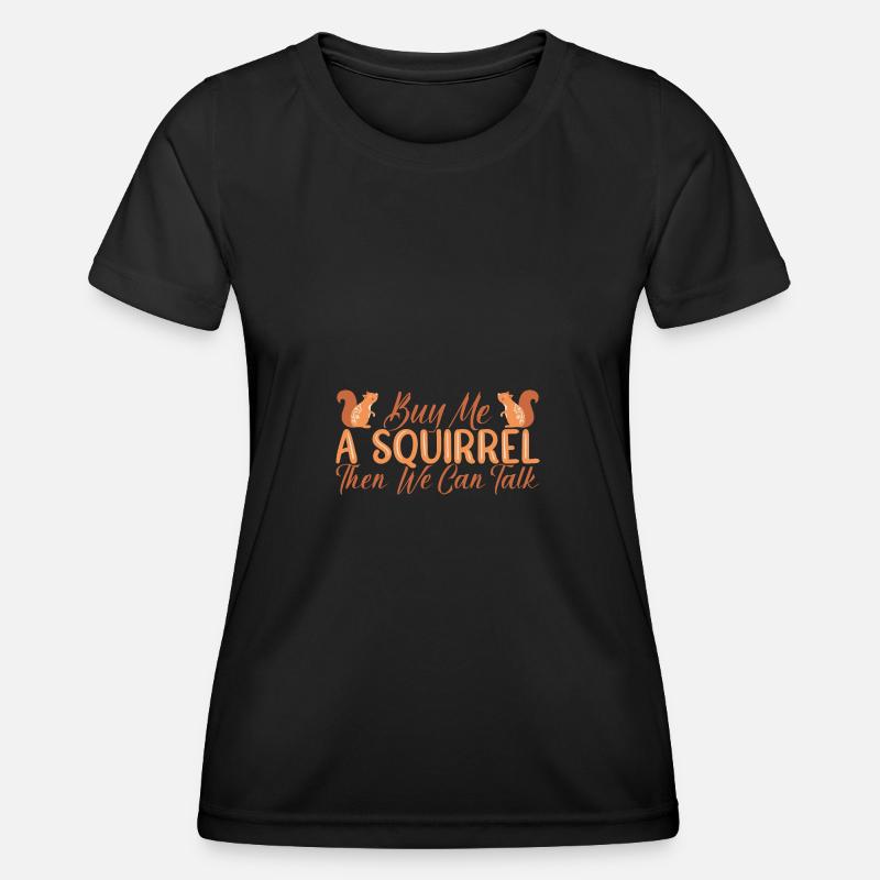 Squirrel - Women's Functional T-Shirt - black