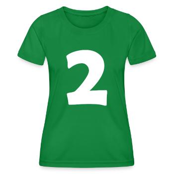 2 - T-shirt sport Femme - vert - Devant - AI Model Female 172 dark (172cm)