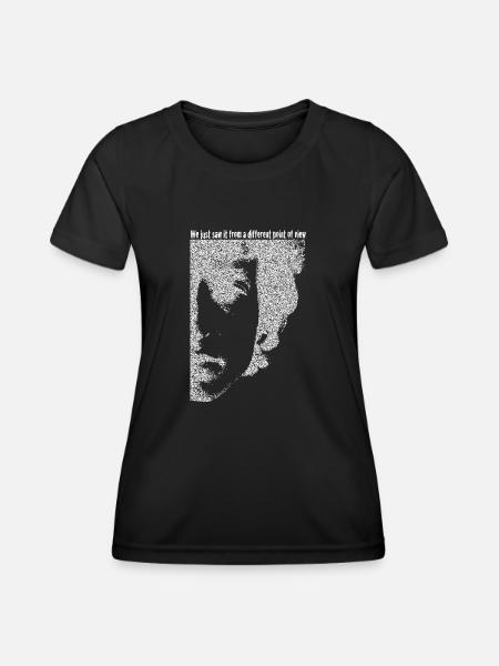 Pointilism Dylan DylanArt Jack Joblin - Women's Functional T-Shirt - black