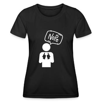 Nope - Women's Functional T-Shirt - black - Front - AI Model Female 172 light (172cm)
