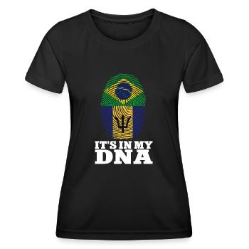 Barbados flag Barbadian bayan - Women's Functional T-Shirt - black - Front - AI Model Female 172 light (172cm)