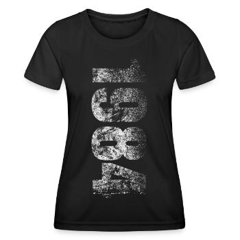 Refaire de la fiction d’Orwell (1984) - T-shirt sport Femme - noir - Devant - AI Model Female 172 light (172cm)
