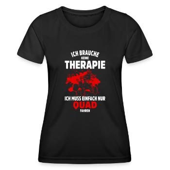 Quadfahrer Geschenkidee Quadfahren Quad ATV - Frauen Funktions-T-Shirt - Schwarz - Vorne - AI Model Female 172 light (172cm)