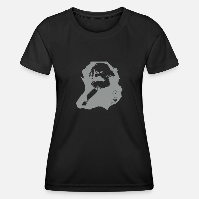 Karl Marx - Women's Functional T-Shirt - black