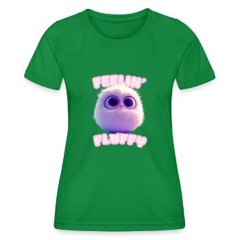 Feeling Fluffy - Frauen Funktions-T-Shirt - Kelly Green - Vorne - AI Model Female 172 dark (172cm)