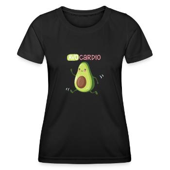 Avo Cardio - Avocardio - T-shirt sport Femme - noir - Devant - AI Model Female 172 light (172cm)