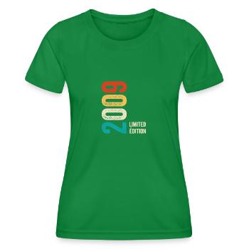 LIMITIERTE AUFLAGE 2009 - Frauen Funktions-T-Shirt - Kelly Green - Vorne - AI Model Female 172 dark (172cm)