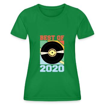 Best of 2020 - Women's Functional T-Shirt - kelly green - Front - AI Model Female 172 dark (172cm)