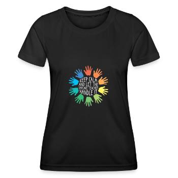 Nursery educator - Women's Functional T-Shirt - black - Front - AI Model Female 172 light (172cm)