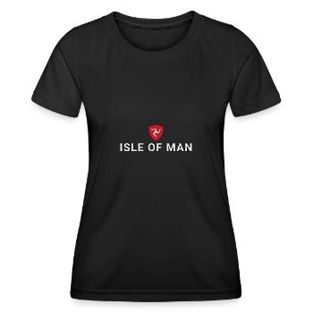 Isle Of Man - Women's Functional T-Shirt - black - Front - AI Model Female 172 light (172cm)
