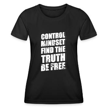 Mindset - Women's Functional T-Shirt - black - Front - AI Model Female 172 light (172cm)
