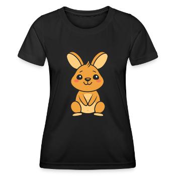 wallaby - Women's Functional T-Shirt - black - Front - AI Model Female 172 light (172cm)