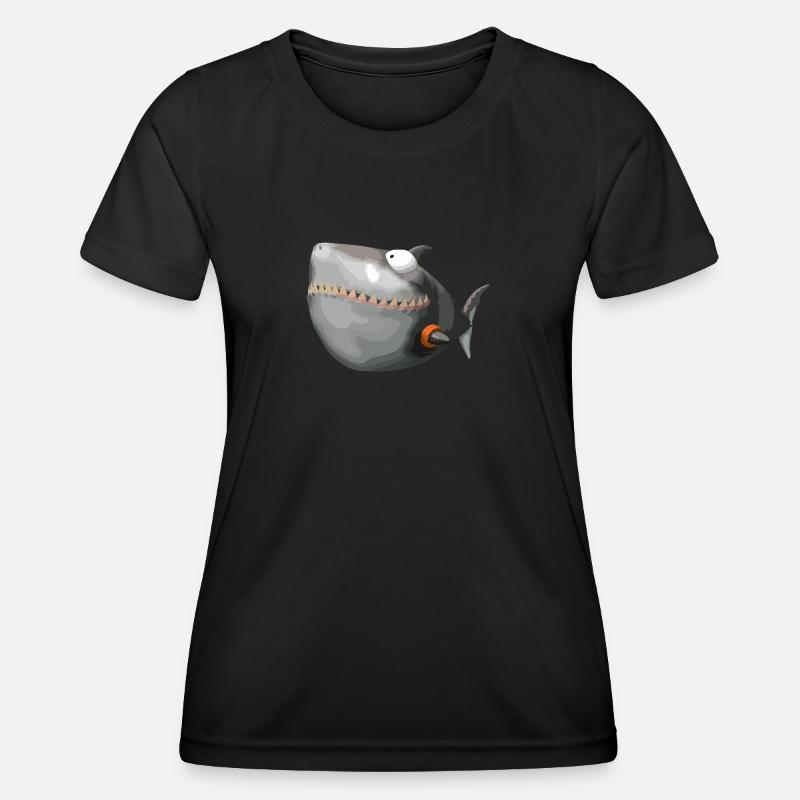 SharkMops - Women's Functional T-Shirt - black