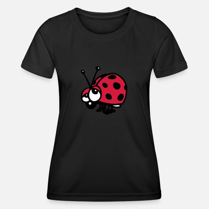 ladybugs - Women's Functional T-Shirt - black