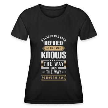 Work Profession Team - Women's Functional T-Shirt - black - Front - AI Model Female 172 light (172cm)