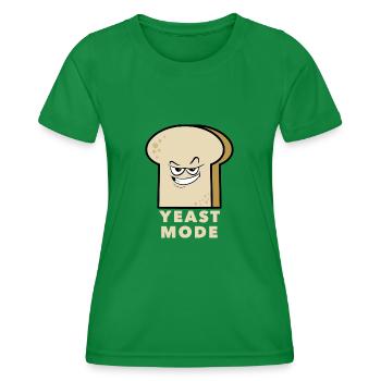 Bread Baking Bakery Sourdough Yeast Mode - Frauen Funktions-T-Shirt - Kelly Green - Vorne - AI Model Female 172 dark (172cm)