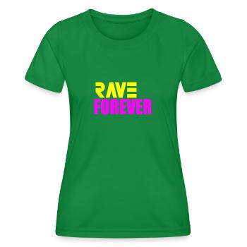 Für immer raven - Frauen Funktions-T-Shirt - Kelly Green - Vorne - AI Model Female 172 dark (172cm)