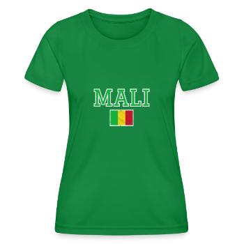 Mali - T-shirt sport Femme - vert - Devant - AI Model Female 172 dark (172cm)