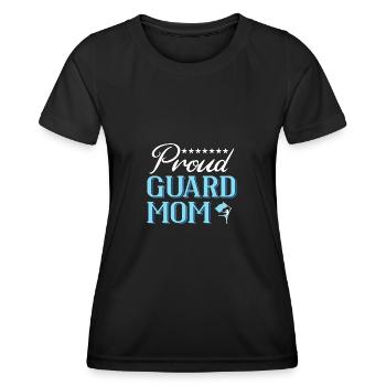Color Guard - Frauen Funktions-T-Shirt - Schwarz - Vorne - AI Model Female 172 light (172cm)