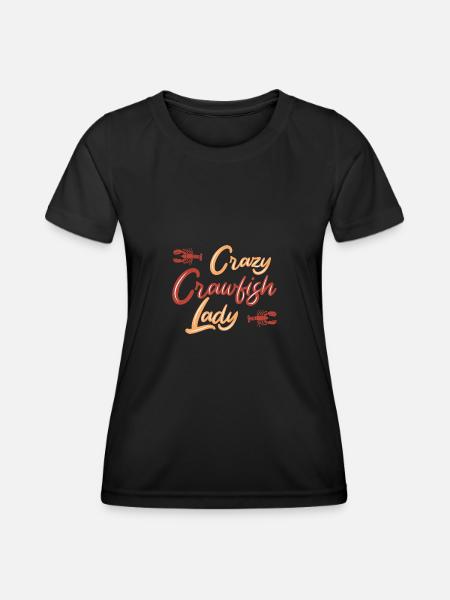 Langusten Languste - Frauen Funktions-T-Shirt - Schwarz