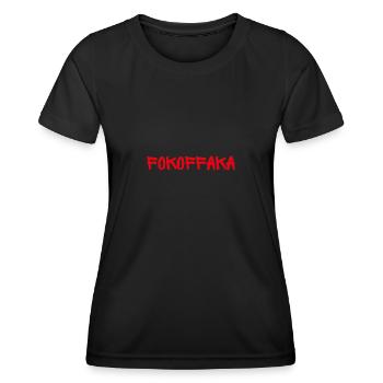 FOKOFFAKA – Antwerp Tough Rejection Shirt - Women's Functional T-Shirt - black - Front - AI Model Female 172 light (172cm)