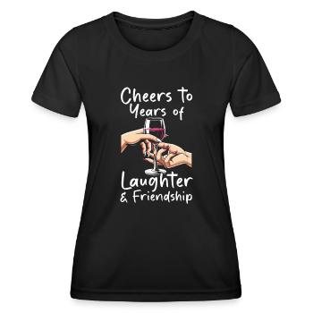 Beste Freunde Für Immer Bff Bestie-freundschaft - Frauen Funktions-T-Shirt - Schwarz - Vorne - AI Model Female 172 light (172cm)
