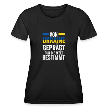 Ukrainer Ukraine - Frauen Funktions-T-Shirt - Schwarz - Vorne - AI Model Female 172 light (172cm)
