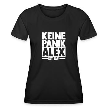 Alexander Alexandra Alexa Alex - Frauen Funktions-T-Shirt - Schwarz - Vorne - AI Model Female 172 light (172cm)