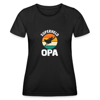 Papy Papy - T-shirt sport Femme - noir - Devant - AI Model Female 172 light (172cm)