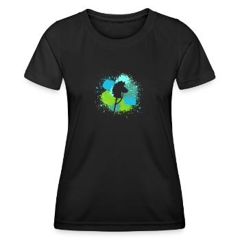 Steckenpferd Hobby Horsing - Frauen Funktions-T-Shirt - Schwarz - Vorne - AI Model Female 172 light (172cm)