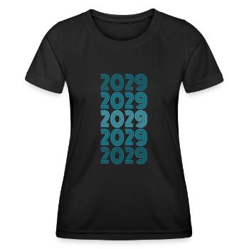 Single 2029 - Women's Functional T-Shirt - black - Front - AI Model Female 172 light (172cm)
