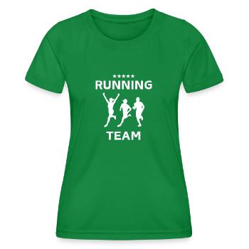 Running Team - Women's Functional T-Shirt - kelly green - Front - AI Model Female 172 dark (172cm)