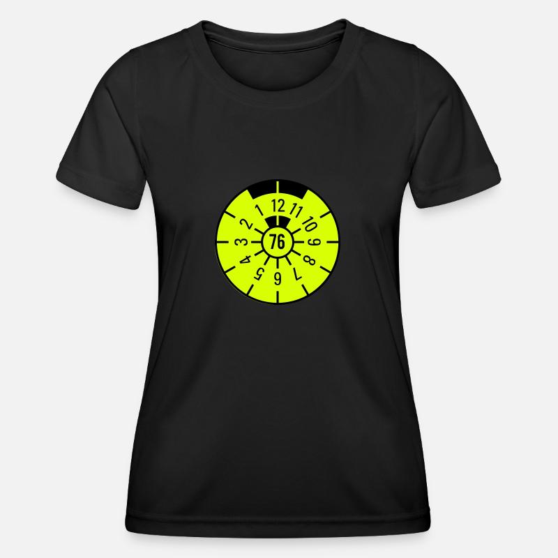 TÜV 1976 - Women's Functional T-Shirt - black