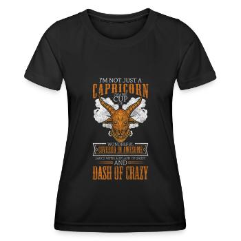 Sternzeichen Astrologie - Frauen Funktions-T-Shirt - Schwarz - Vorne - AI Model Female 172 light (172cm)