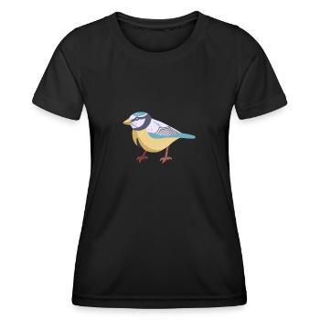 Bleu - T-shirt sport Femme - noir - Devant - AI Model Female 172 light (172cm)