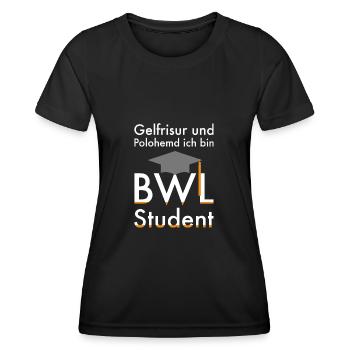 BWL Student Bachelor Geschenk - Frauen Funktions-T-Shirt - Schwarz - Vorne - AI Model Female 172 light (172cm)