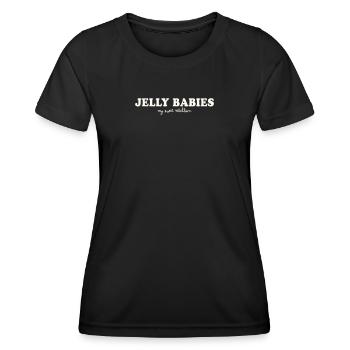 JELLY BABIES : MA DOUCE RÉBELLION - T-shirt sport Femme - noir - Devant - AI Model Female 172 light (172cm)