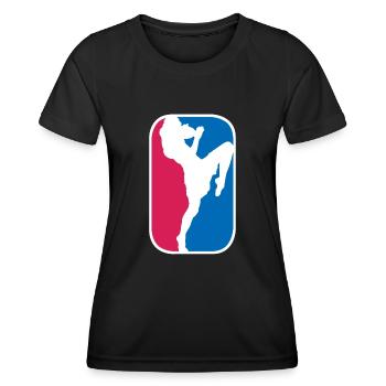 Kampfsport Kämpfer Kickboxen lustige Geschenk - Frauen Funktions-T-Shirt - Schwarz - Vorne - AI Model Female 172 light (172cm)