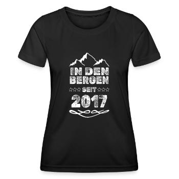 seit 2017 - Frauen Funktions-T-Shirt - Schwarz - Vorne - AI Model Female 172 light (172cm)