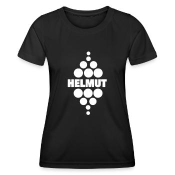 Helmut comme prénom - T-shirt sport Femme - noir - Devant - AI Model Female 172 light (172cm)