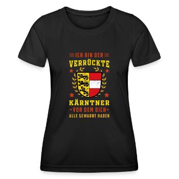 I'm the madman Carinthia Austria - Women's Functional T-Shirt - black - Front - AI Model Female 172 light (172cm)