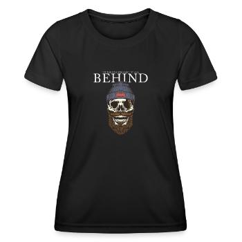 Sailor With Beard To The One Who Left It All Behind - Women's Functional T-Shirt - black - Front - AI Model Female 172 light (172cm)