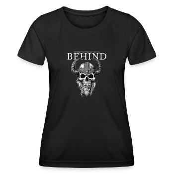 Viking Skull To The One Who Left All Behind - Women's Functional T-Shirt - black - Front - AI Model Female 172 light (172cm)