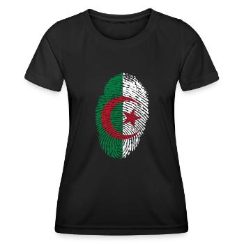 Algerien - Frauen Funktions-T-Shirt - Schwarz - Vorne - AI Model Female 172 light (172cm)